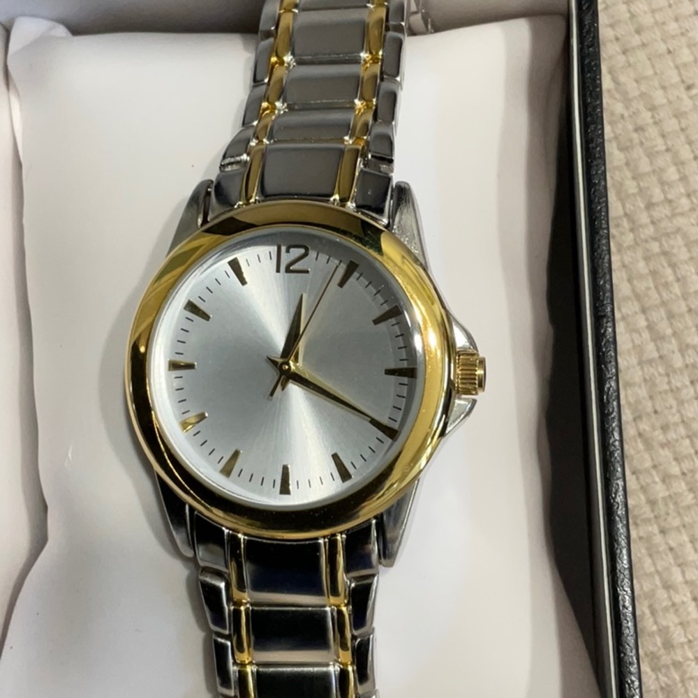 PEDRE stainless and brass watch. Ladies LARGER WATCH.  Have 2 available for sale